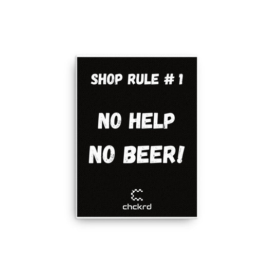 Shop Rule #1 Canvas